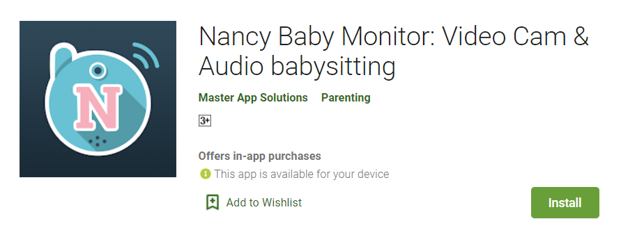 Nancy Baby Monitor